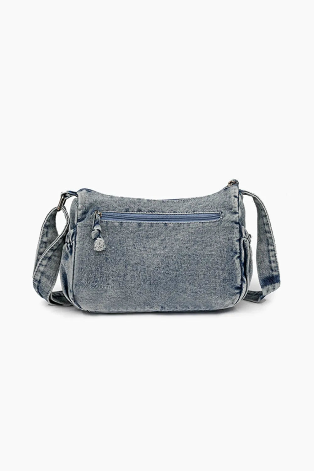 Adjustable Strap Denim Crossbody Bag - Handbags by Trendsi | Available at Handbags Specialist Headquarter
