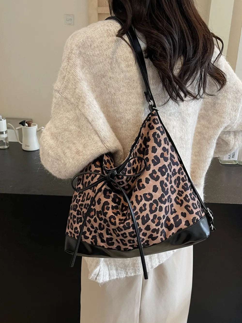 Leopard Dual Purpose Crossbody Bag - Crossbody Bag by Trendsi | Available at Handbags Specialist Headquarter