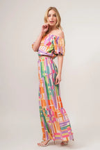And The Why Asymmetric Geo Printed Tiered Maxi Skirt - Skirts by Trendsi | Available at Handbags Specialist Headquarter