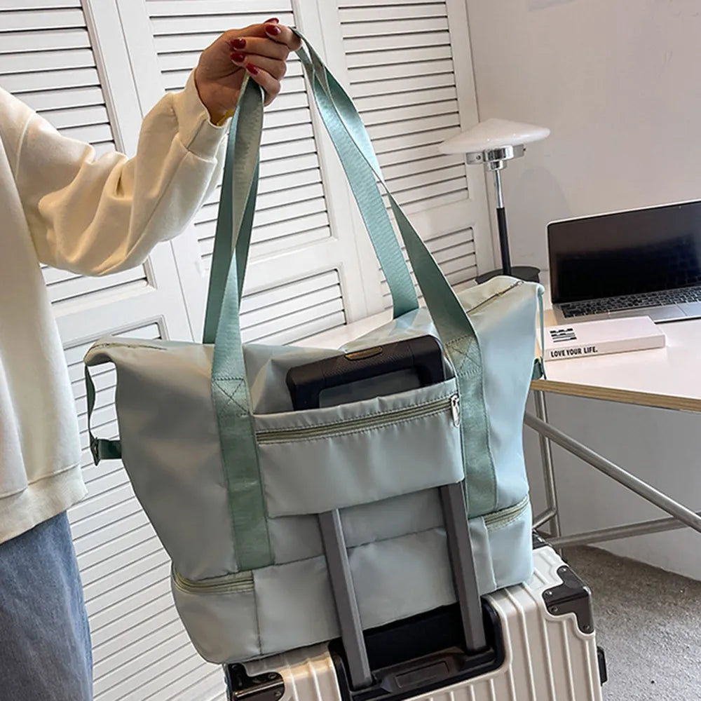 Multi Pocket Nylon Travel Bag - travel-bag by Trendsi | Available at Handbags Specialist Headquarter