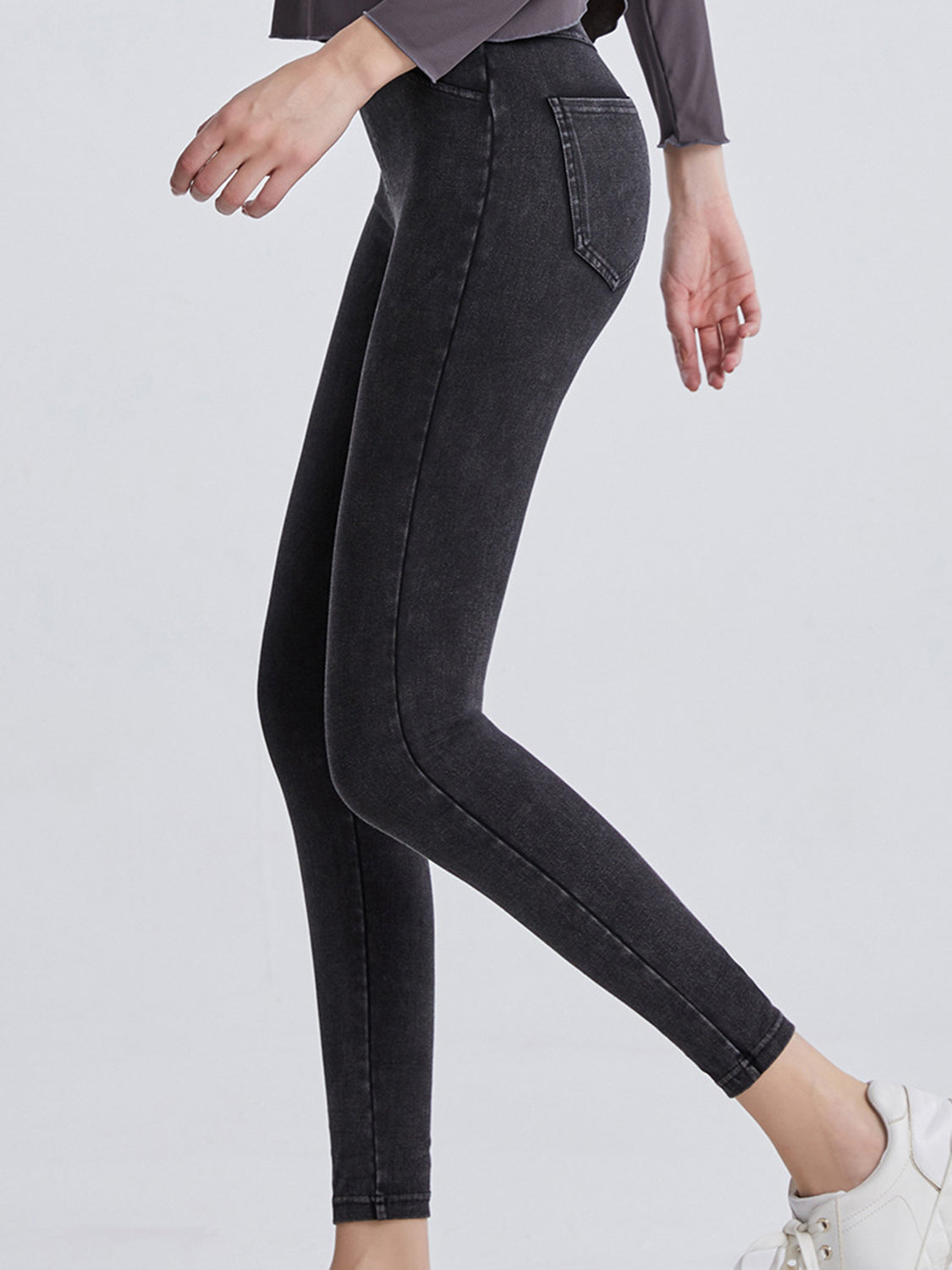 Wide Waistband Sports Leggings - Leggings by Trendsi | Available at Handbags Specialist Headquarter