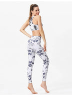 Printed Active High Waist Leggings - Leggings by Trendsi | Available at Handbags Specialist Headquarter