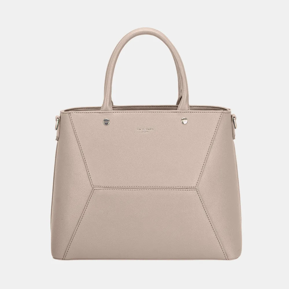 David Jones PU Leather Handbag - Tote Bag by Trendsi | Available at Handbags Specialist Headquarter