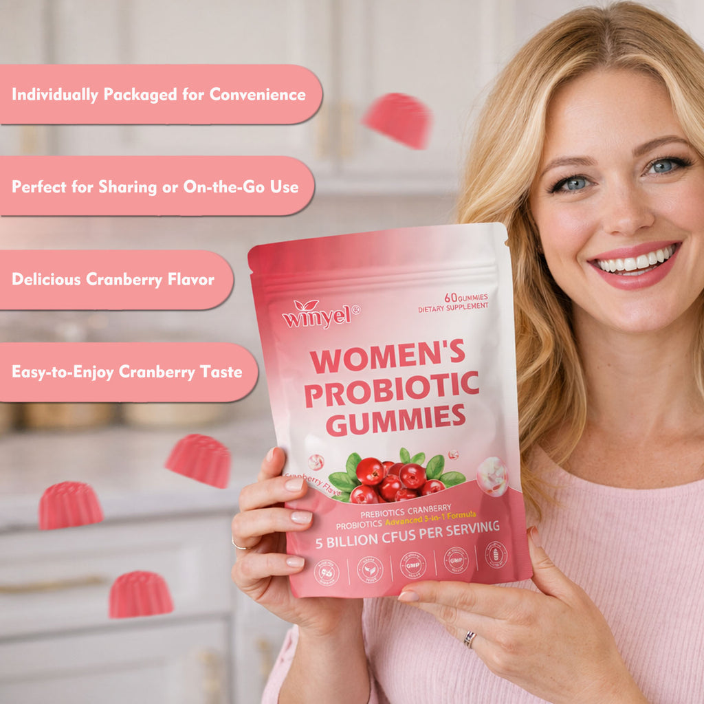 Cranberry Probiotic Gummies - 60 Vegan Pack