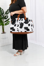 Animal Print Plush Weekender Bag - Weekender Bag by Trendsi | Available at Handbags Specialist Headquarter