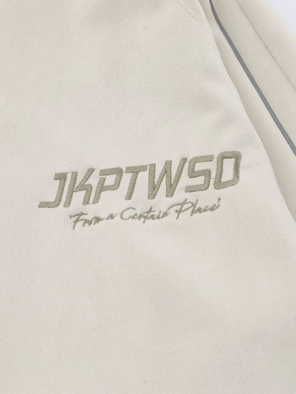 Men's Letter Graphic Track Jacket with Contrast Trim - Men's jackets by Trendsi | Available at Handbags Specialist Headquarter