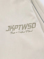 Men's Letter Graphic Track Jacket with Contrast Trim - Men's jackets by Trendsi | Available at Handbags Specialist Headquarter