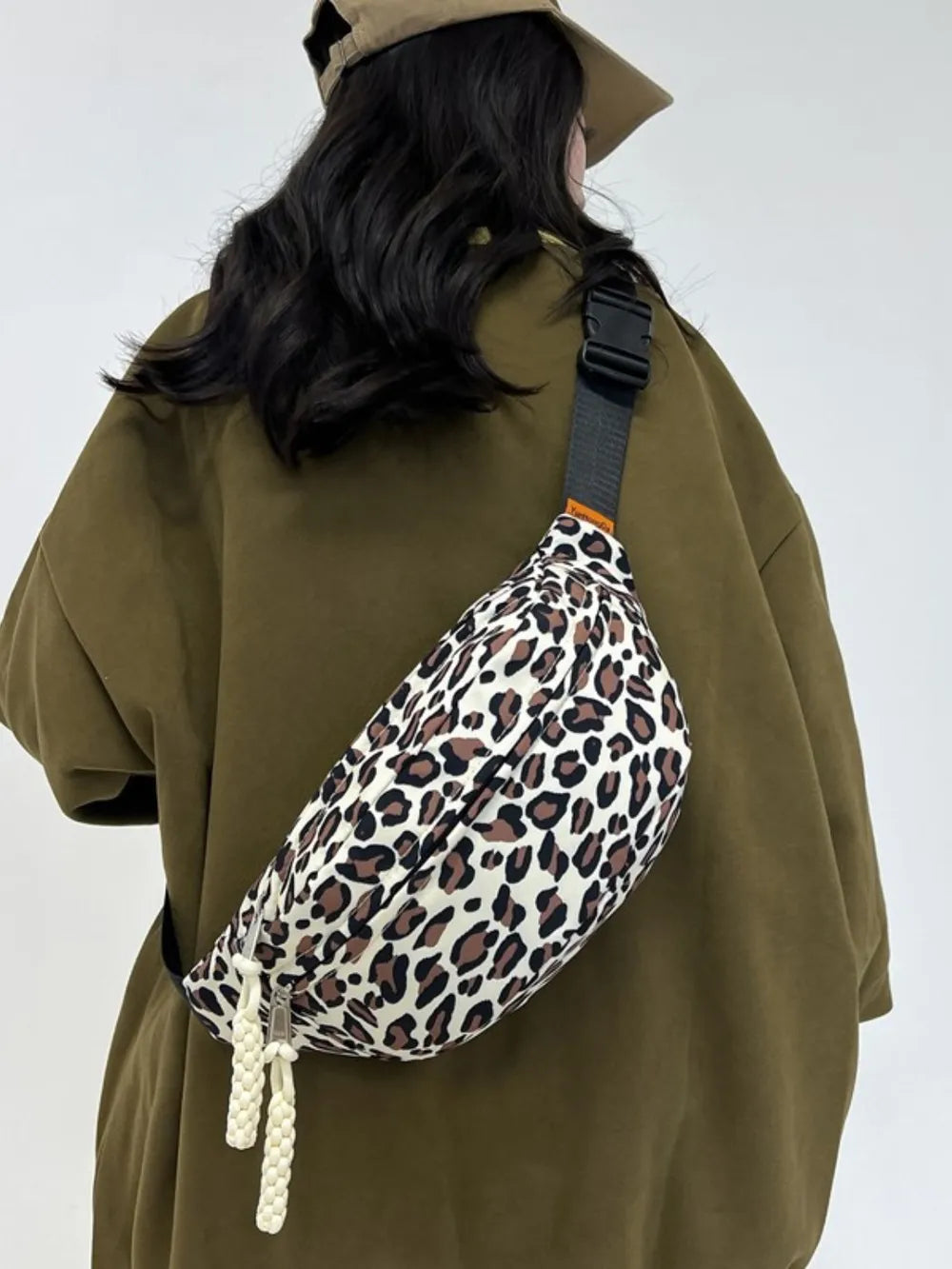 Leopard Nylon Crossbody Bag - Handbags by Trendsi | Available at Handbags Specialist Headquarter