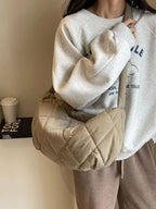 Quilted Polyester Crossbody Bag - Handbags by Trendsi | Available at Handbags Specialist Headquarter