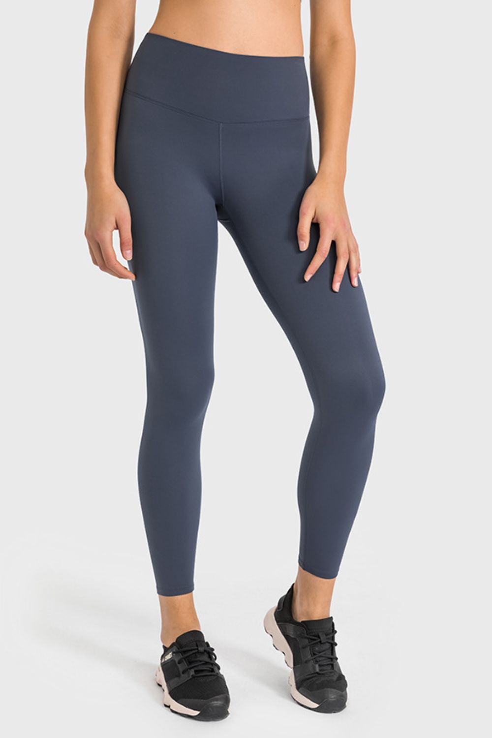 Millennia High Waist Ankle-Length Yoga Leggings - Leggings by Trendsi | Available at Handbags Specialist Headquarter
