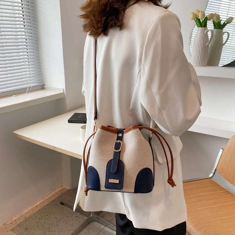 Straw Braided Adjustable Strap Crossbody Bag - Crossbody Bag by Trendsi | Available at Handbags Specialist Headquarter