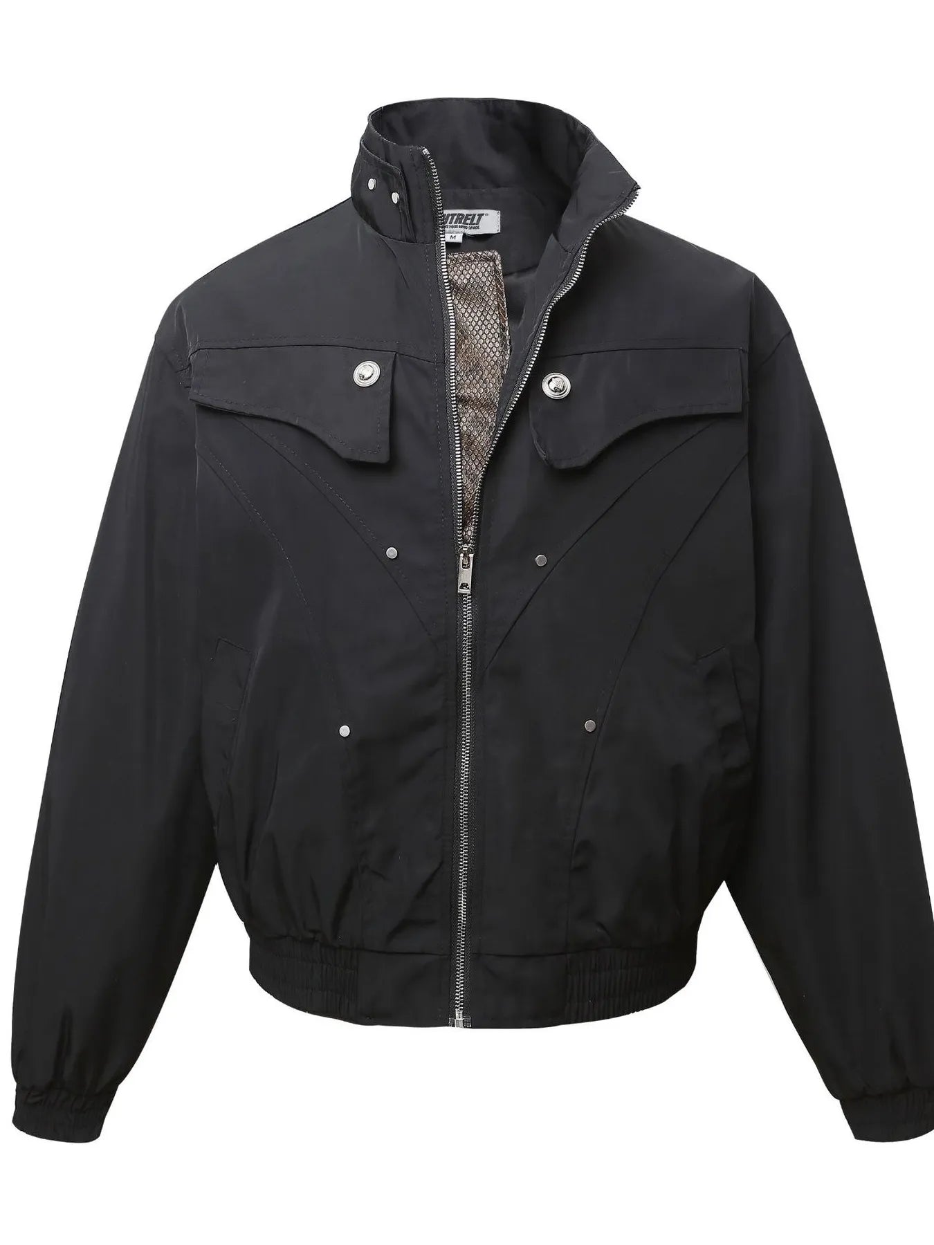 Men's Zip Up Long Sleeve Jacket - Men's jackets by Trendsi | Available at Handbags Specialist Headquarter