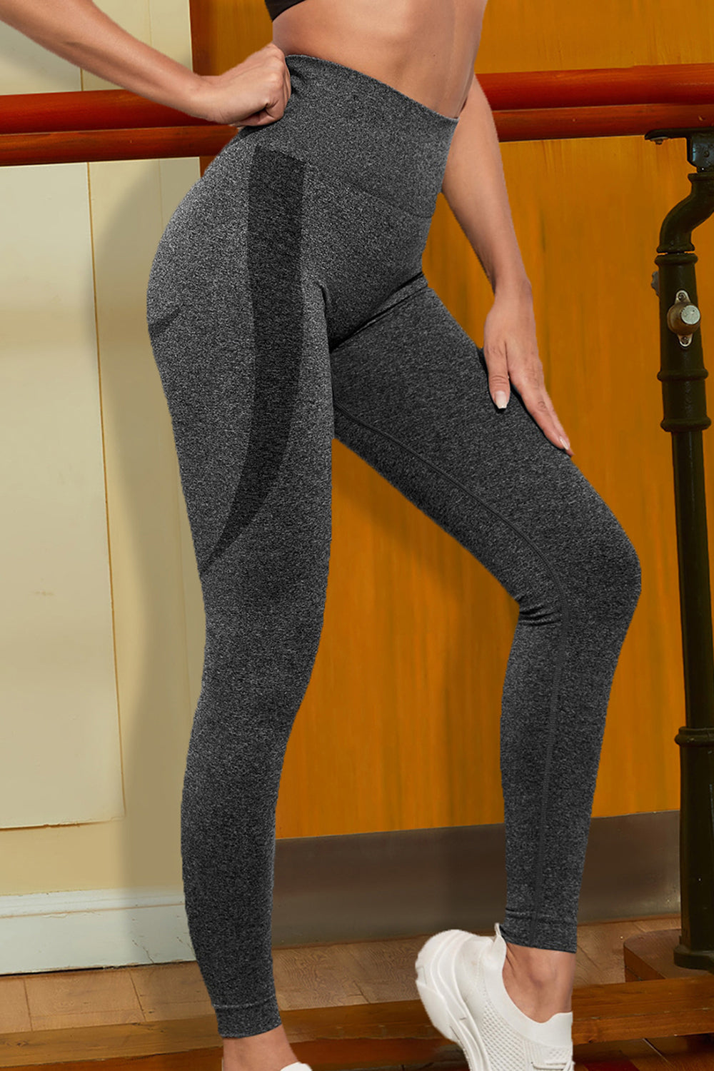 Wide Waistband Sports Leggings - Leggings by Trendsi | Available at Handbags Specialist Headquarter
