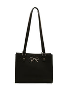 Bow PU Leather Shoulder Bag - Shoulder Bags by Trendsi | Available at Handbags Specialist Headquarter
