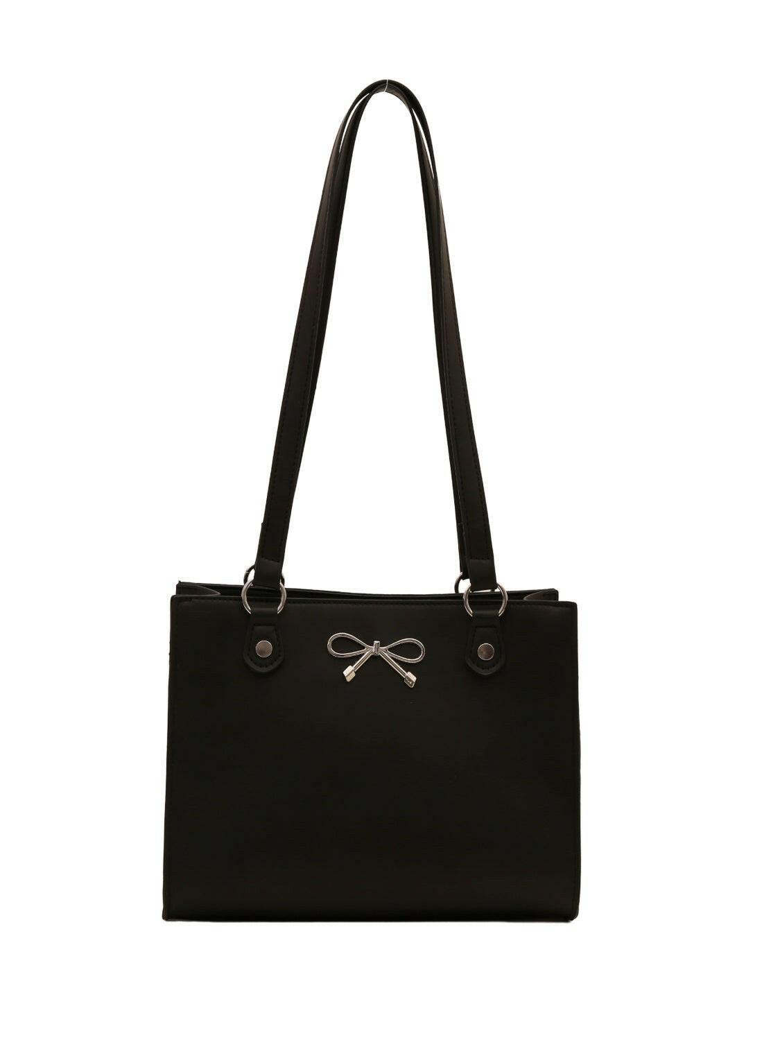 Bow PU Leather Shoulder Bag - Shoulder Bags by Trendsi | Available at Handbags Specialist Headquarter