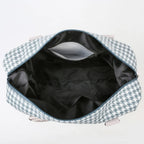 Houndstooth Canvas Travel Bag - travel-bag by Trendsi | Available at Handbags Specialist Headquarter