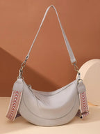 PU Leather Removable Strap Crossbody Bag - Crossbody Bag by Trendsi | Available at Handbags Specialist Headquarter