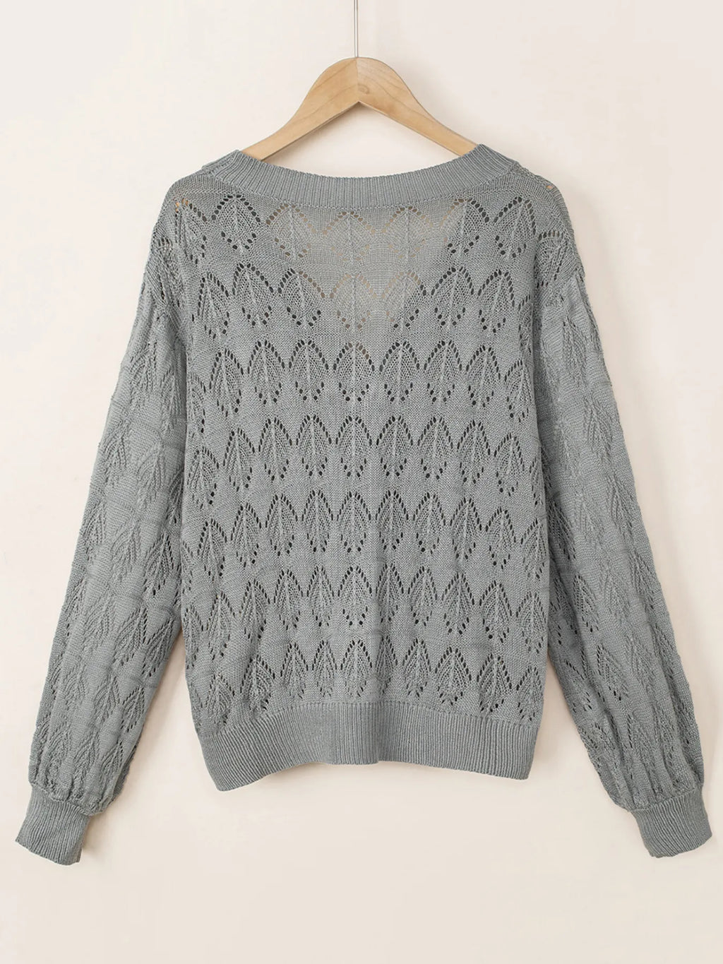 Buttoned Front Openwork Cardigan - Tops by Trendsi | Available at Handbags Specialist Headquarter