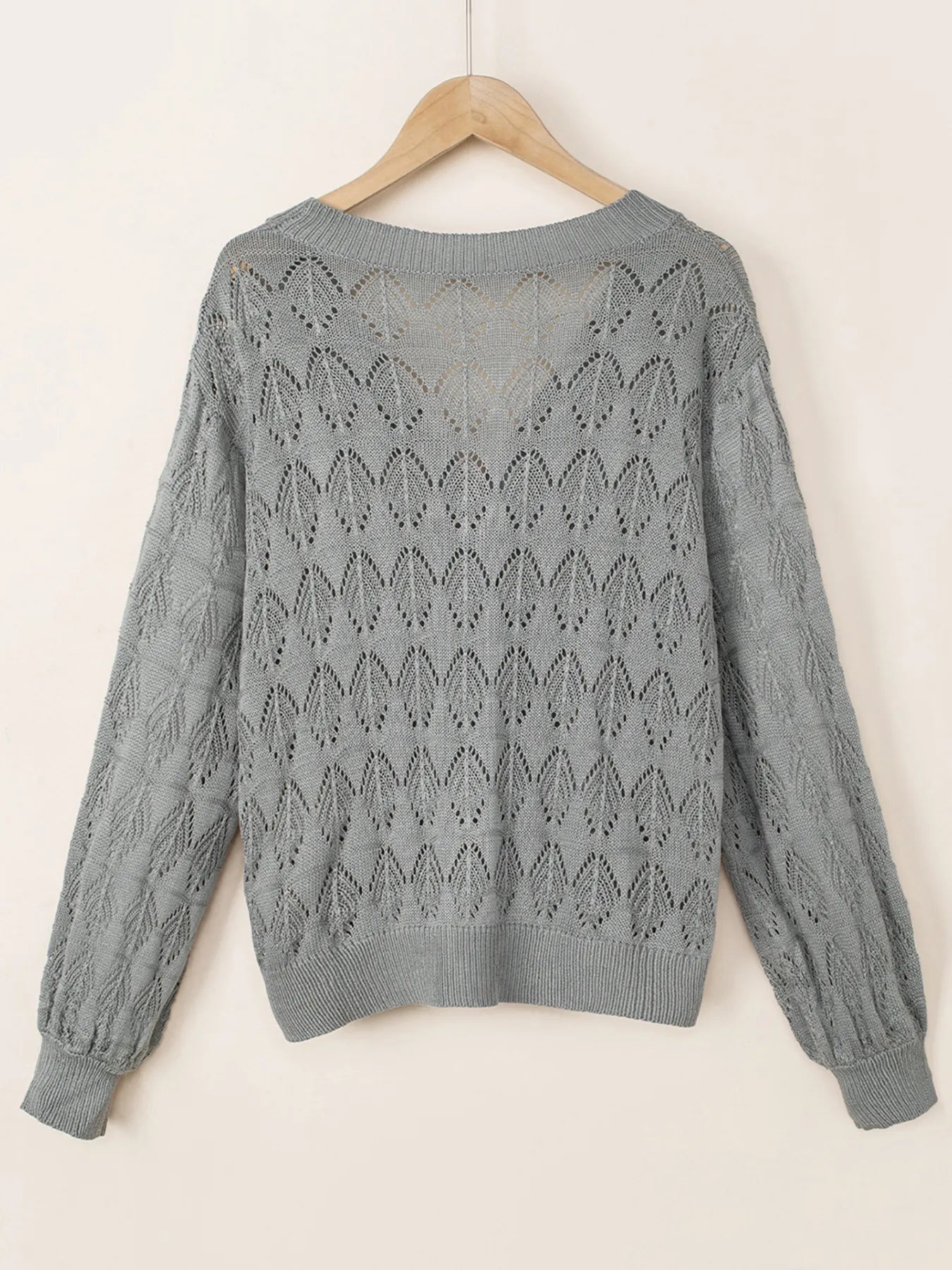 Buttoned Front Openwork Cardigan - Tops by Trendsi | Available at Handbags Specialist Headquarter