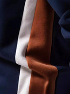 Men's Side Striped Contrast Round Neck Sweatshirt - Men's Sweatshirts by Trendsi | Available at Handbags Specialist Headquarter