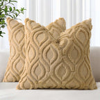 Farmhouse Faux Wool Pillow Covers - Decor by Handbags Specialist Headquarter | Available at Handbags Specialist Headquarter