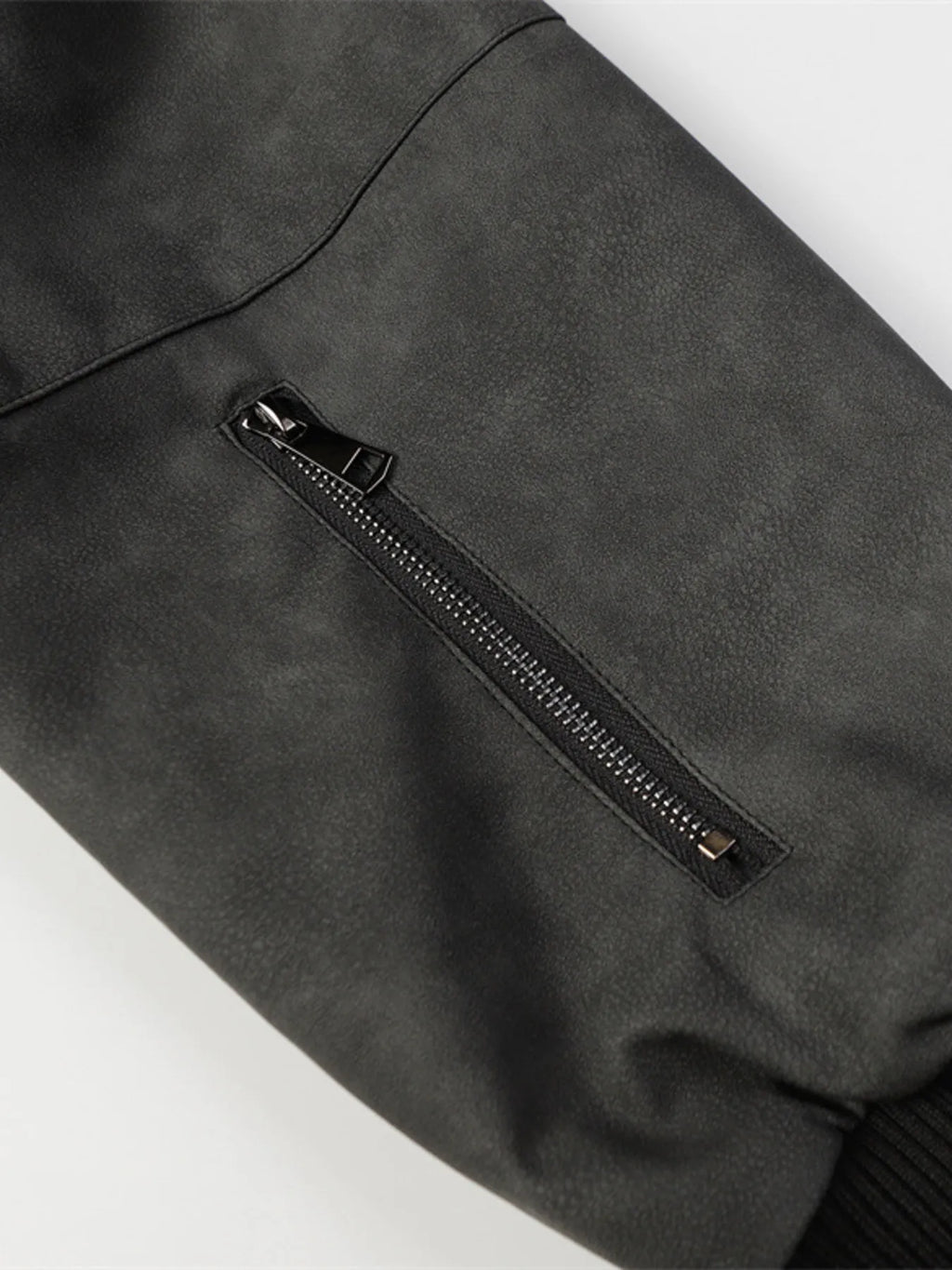 Men's Zip Up Long Sleeve Jacket - Men's jackets by Trendsi | Available at Handbags Specialist Headquarter