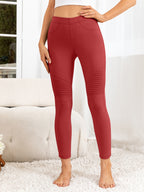Ribbed Detail Leggings - Leggings by Trendsi | Available at Handbags Specialist Headquarter