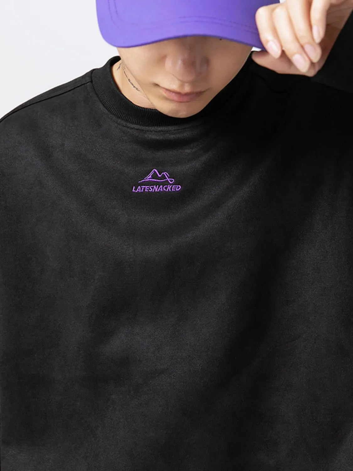 Men's Full Size Round Neck Long Sleeve Sweatshirt Plus Size - Men's Sweatshirts by Trendsi | Available at Handbags Specialist Headquarter