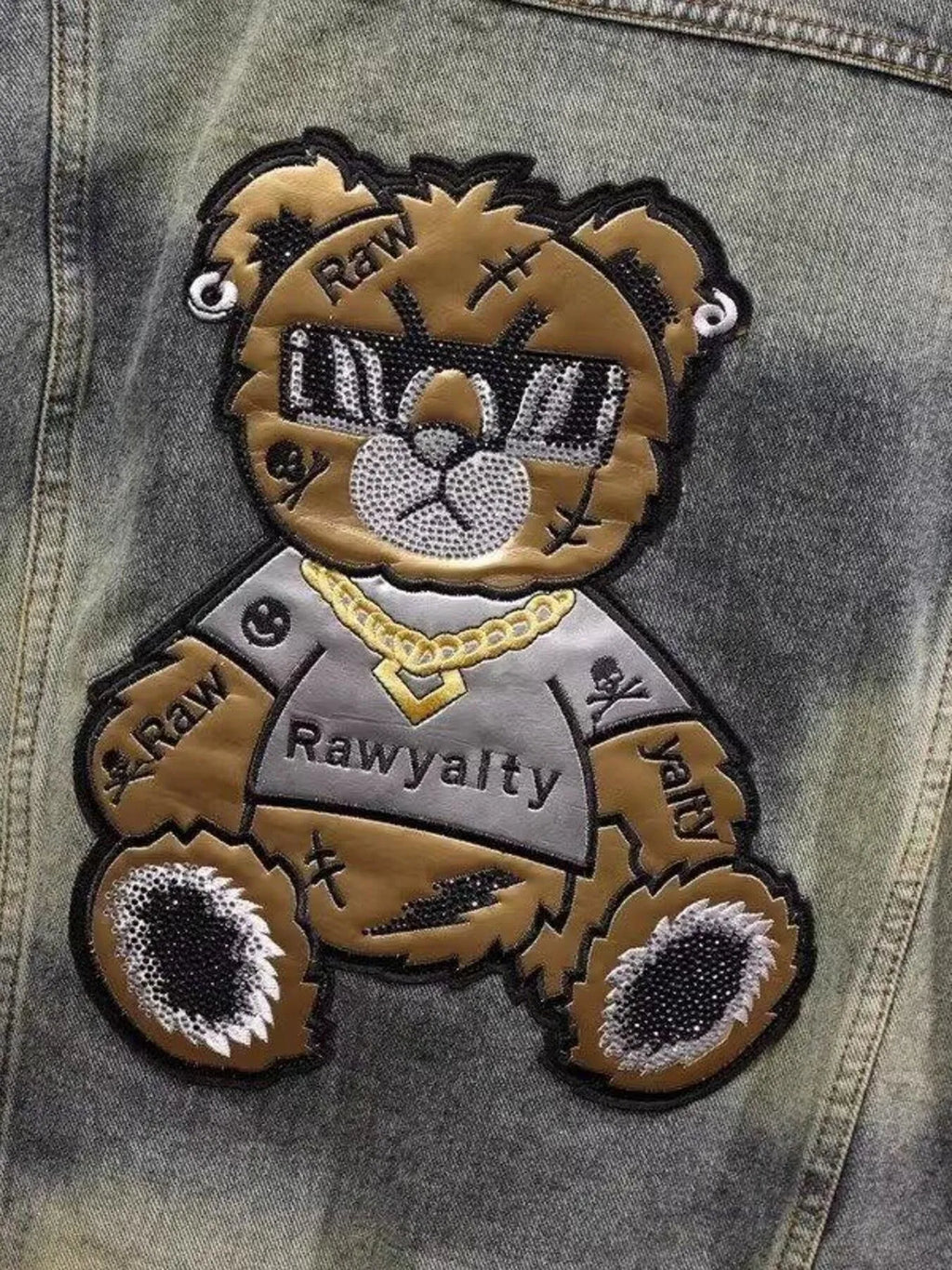 Men's Plus Size Button Up Long Sleeve Denim Jacket - Men's jackets by Trendsi | Available at Handbags Specialist Headquarter