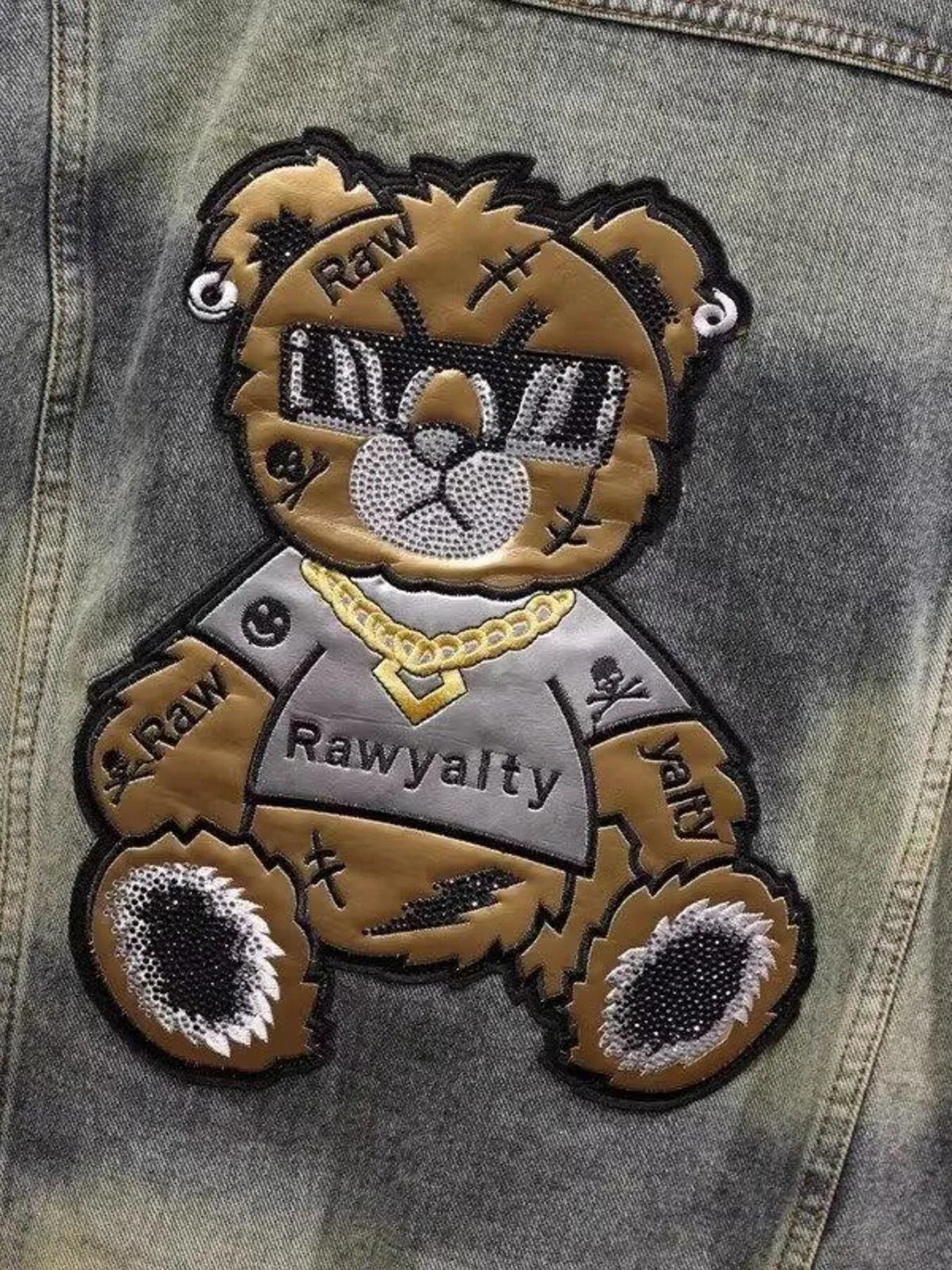 Men's Plus Size Button Up Long Sleeve Denim Jacket - Men's jackets by Trendsi | Available at Handbags Specialist Headquarter