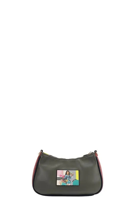 Nicole Lee USA Crescent Shaped Crossbody Bag - Crossbody Bag by Trendsi | Available at Handbags Specialist Headquarter
