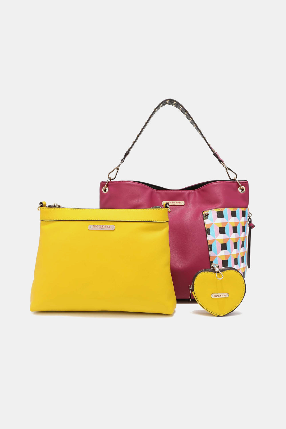 Nicole Lee USA Quihn 3-Piece Handbag Set - Handbags by Trendsi | Available at Handbags Specialist Headquarter
