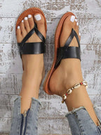 Toe Post Flats Sandals - Women Sandals by Trendsi | Available at Handbags Specialist Headquarter