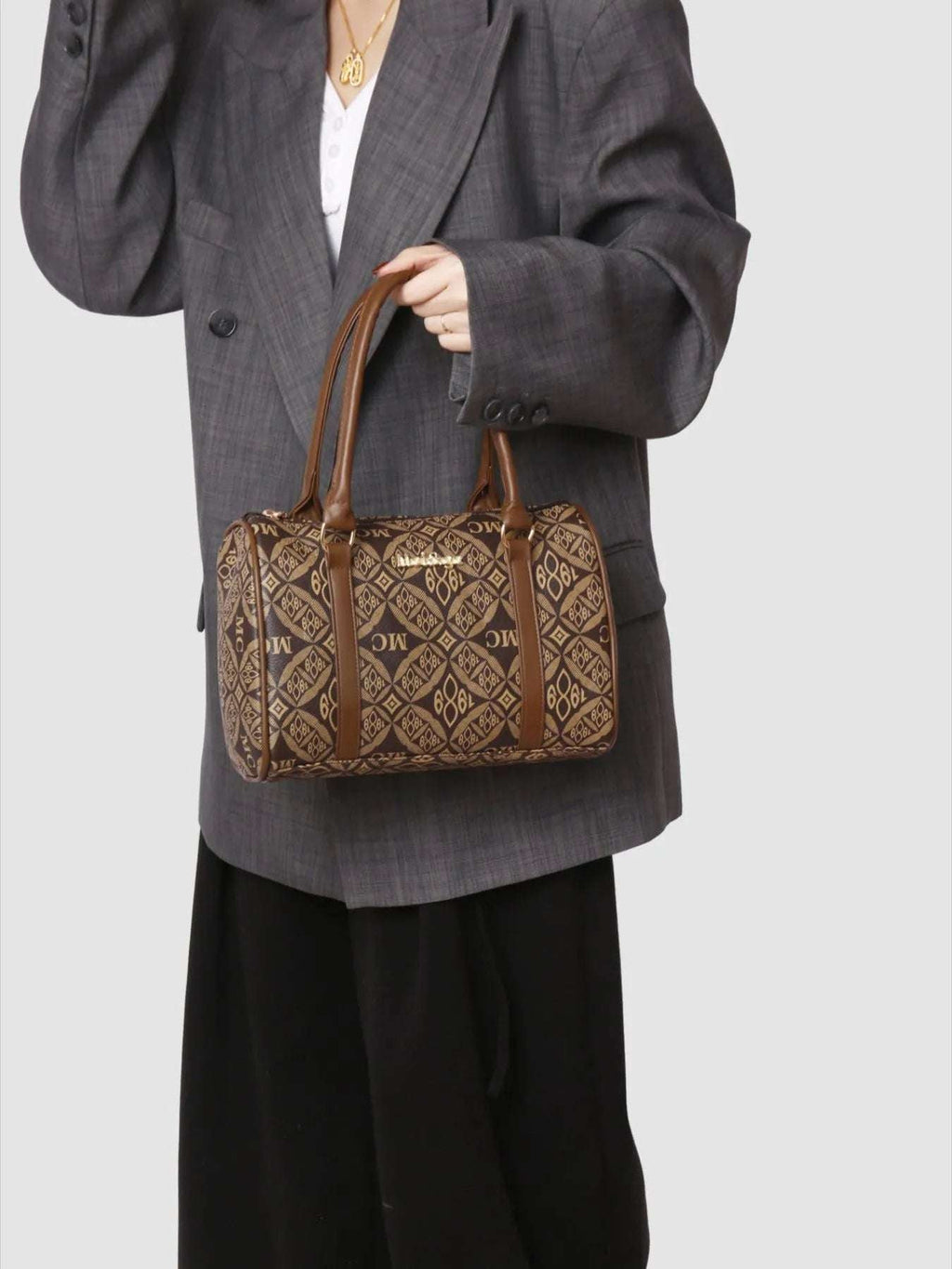 6-Piece Geometric Pattern Bag Set - Wallet by Trendsi | Available at Handbags Specialist Headquarter