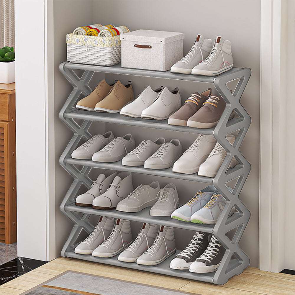 X-Shoe Stax: Sleek & Simple Shoe Storage Rack - Decor by Trendsi | Available at Handbags Specialist Headquarter