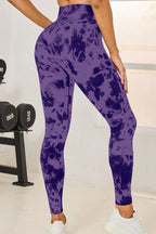 Tie-Dye High Waist Active Leggings - Leggings by Trendsi | Available at Handbags Specialist Headquarter