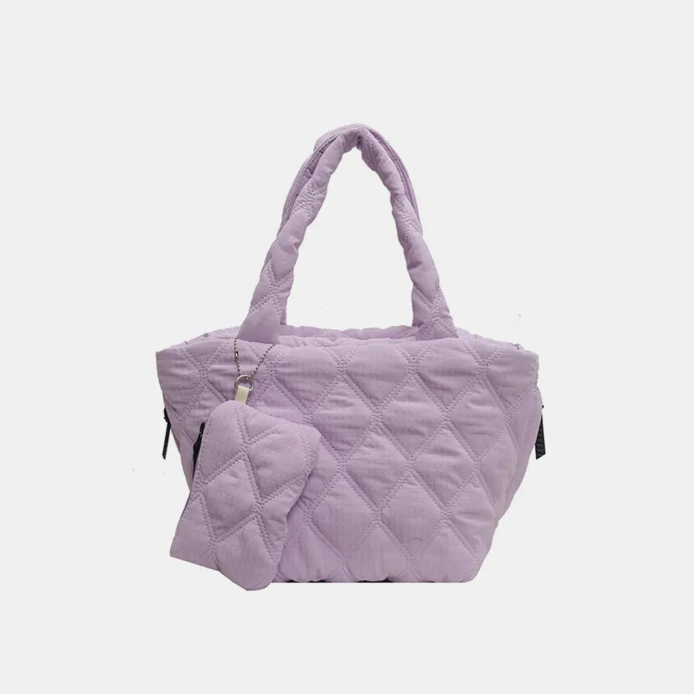 Polyester Medium Tote Bag - Tote Bag by Trendsi | Available at Handbags Specialist Headquarter
