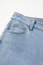 Bowknot Decor Cargo Jeans - Women / Jeans & Denim by Trendsi | Available at Handbags Specialist Headquarter