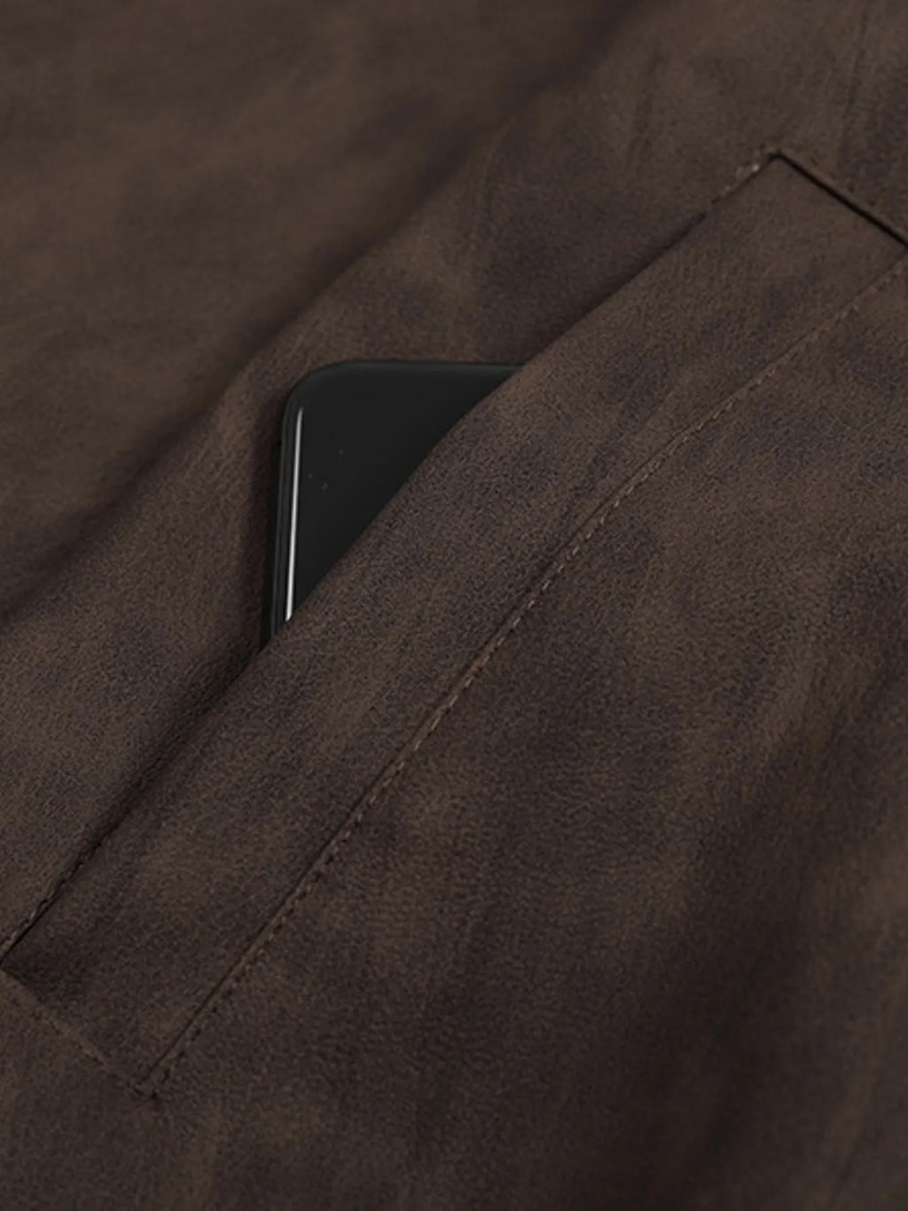 Men's Zip Up Long Sleeve Jacket - Men's jackets by Trendsi | Available at Handbags Specialist Headquarter