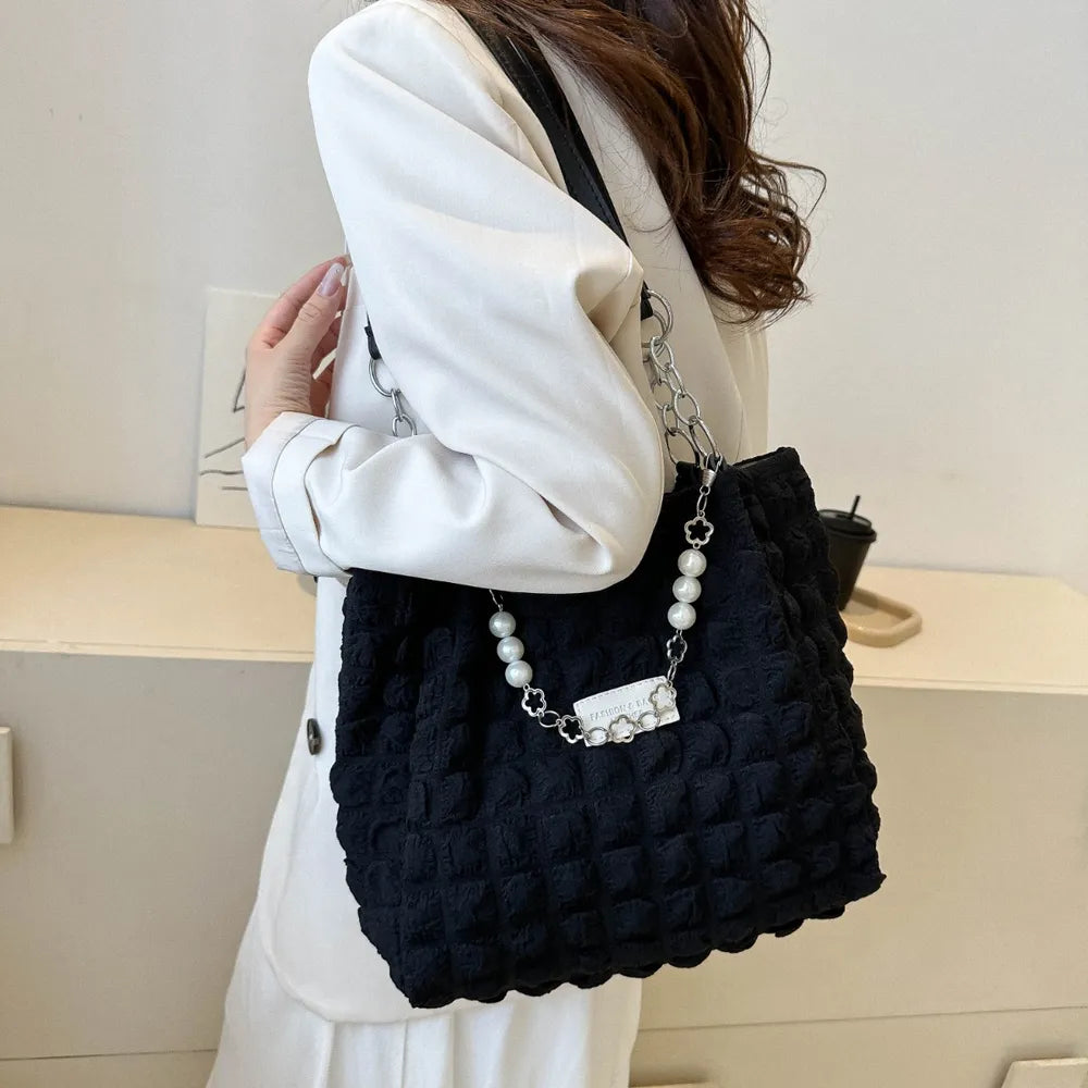 Cloud Puffy Polyester Tote Bag - Tote Bag by Trendsi | Available at Handbags Specialist Headquarter