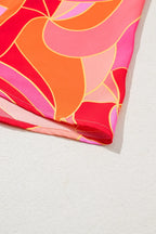 Contrast Grecian Neck Maxi Dress - Maxi Dress by Trendsi | Available at Handbags Specialist Headquarter