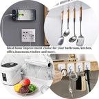 Heavy Duty Transparent Wall Hooks - 8 Pack - Decor by Handbags Specialist Headquarter | Available at Handbags Specialist Headquarter