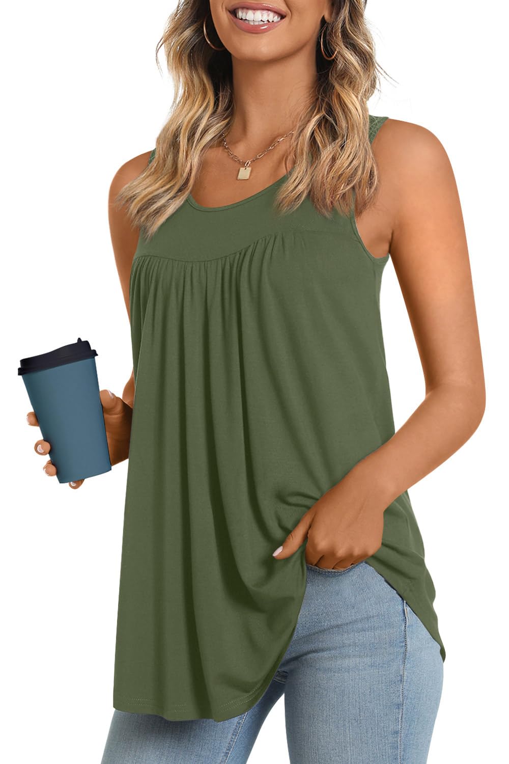 Longyuan Summer Sleeveless Tunics for Women - Tops by Handbags Specialist Headquarter | Available at Handbags Specialist Headquarter