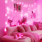 Minetom 300 LED Dimmable Fairy Curtain Lights - Decor by Handbags Specialist Headquarter | Available at Handbags Specialist Headquarter