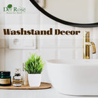 Rose Mini Potted Faux Plants - 2 Pack Decor - Decor by Handbags Specialist Headquarter | Available at Handbags Specialist Headquarter