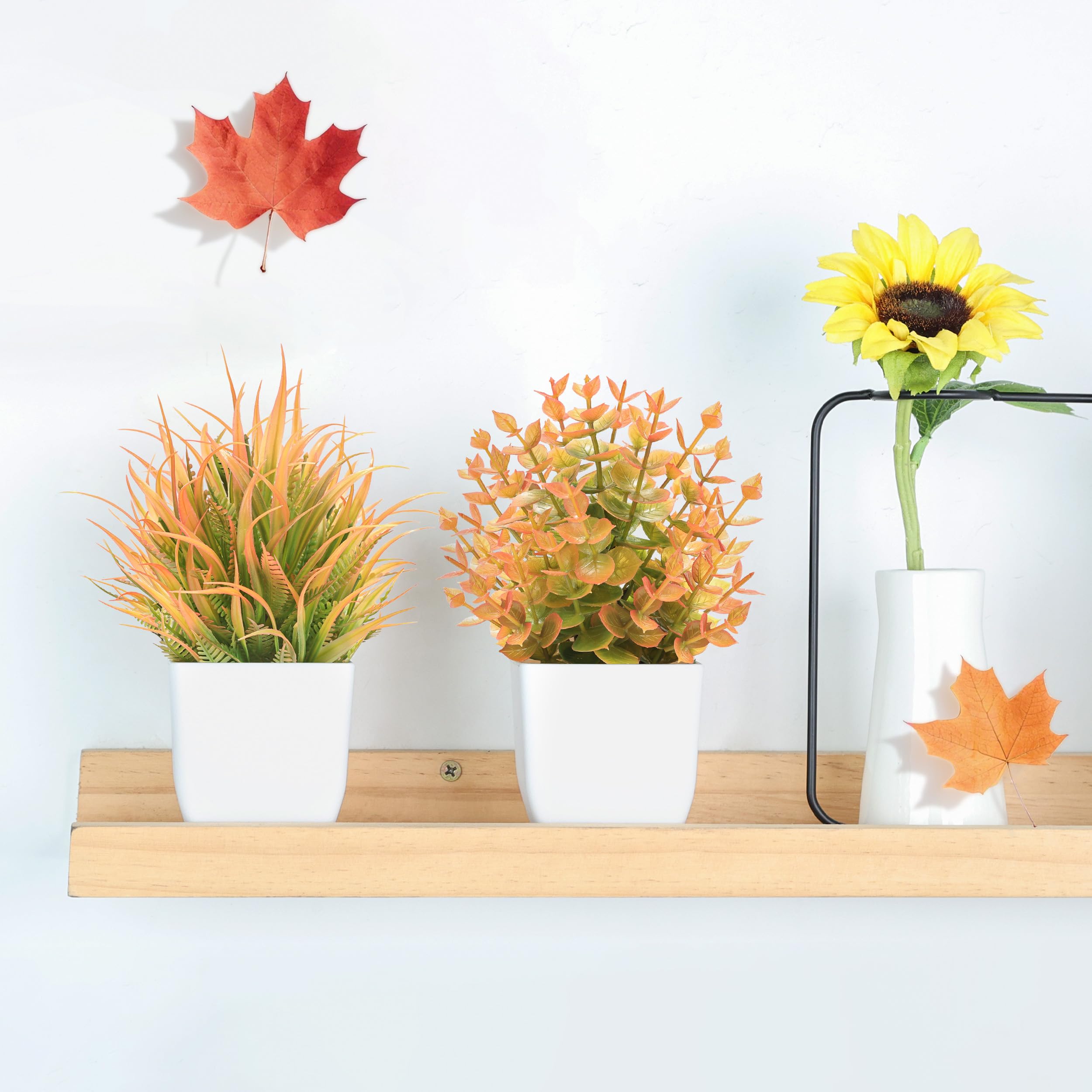 Rose Mini Potted Faux Plants - 2 Pack Decor - Decor by Handbags Specialist Headquarter | Available at Handbags Specialist Headquarter