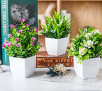 Rose Mini Potted Faux Plants - 2 Pack Decor - Decor by Handbags Specialist Headquarter | Available at Handbags Specialist Headquarter