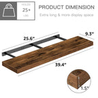 Rustic Farmhouse Shelves (008-40BN) - Decor by Handbags Specialist Headquarter | Available at Handbags Specialist Headquarter