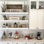 Rustic Farmhouse Shelves (008-40BN) - Decor by Handbags Specialist Headquarter | Available at Handbags Specialist Headquarter