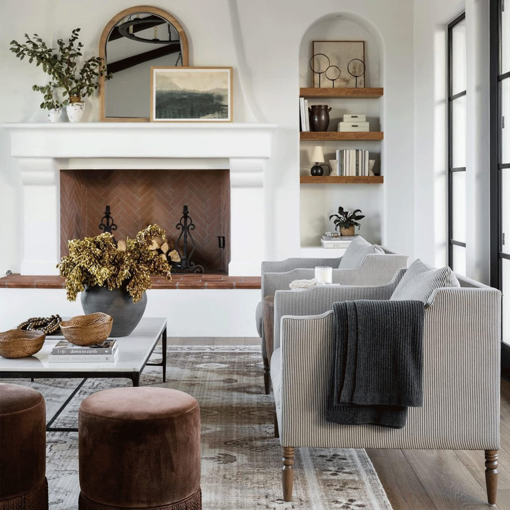 Rustic Farmhouse Shelves (008-40BN) - Decor by Handbags Specialist Headquarter | Available at Handbags Specialist Headquarter